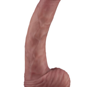 LoveToy: Vibrating Dual Density Power Cock, 23 cm