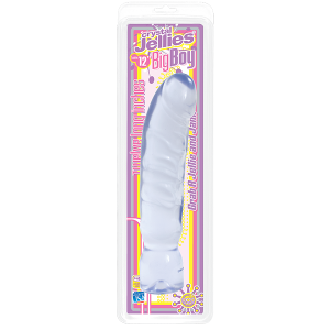 12" BIG BOY DONG CRYSTAL CLEAR - 29cm
