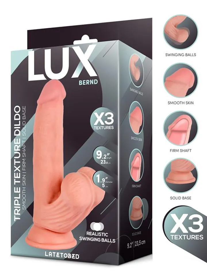 Bernd Triple Density Swinging Balls Dildo 23,5 cm Realistisk dildo