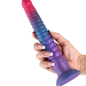 Colours Stacked Dildo Pink/Blue 23 cm