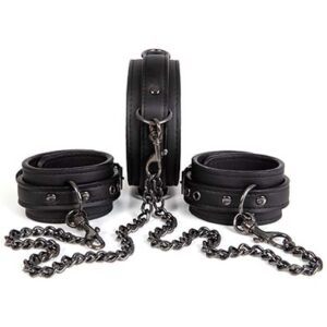 Dark Desire Collar With Ankle Cuffs