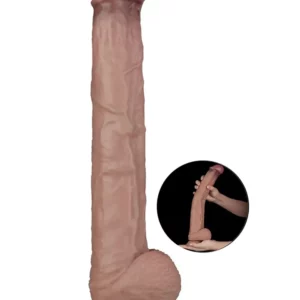 Dual Layered Bendable XXL Cock 37,5 cm XXL dildo