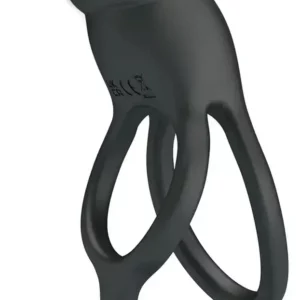 Dwayne Double Vibrating Rabbit Cock Ring Penisring med vibrator