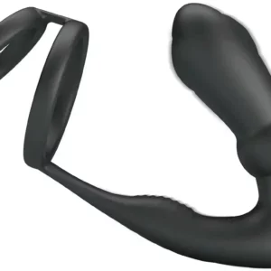 Emoni Cock Ring With Butt Plug
