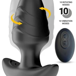 Frank Rotating & Vibrating Anal Plug With Remote