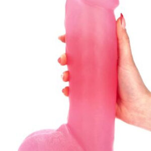 Fulvio Dildo Transparent Pink 31 cm