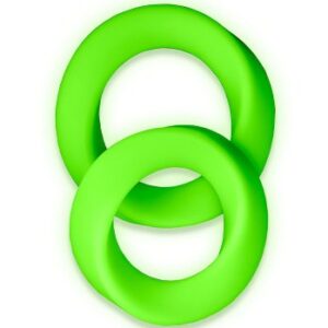 Glow in the Dark Cockring Set 2 delar