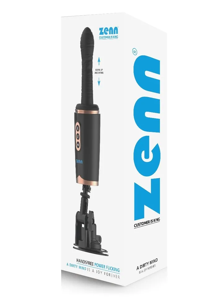 Handsfree Thrusting Power Fucking Dildo med vibrator