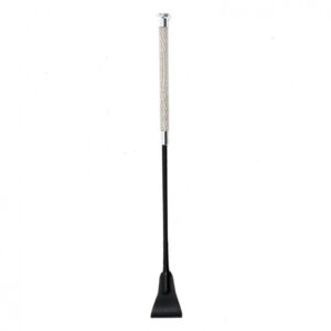 Horse whip with diamond handle