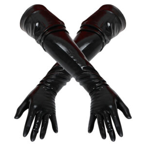 Latex Gloves - XL / Black