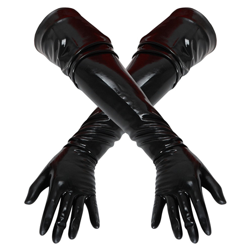 Latex Gloves - XL / Black