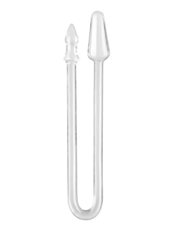 Long Snass Plug Transparent 43 cm Extra långa analdildos