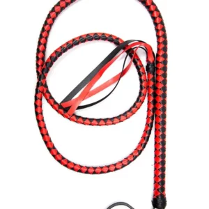 Long Whip Black & Red 210 cm Piska