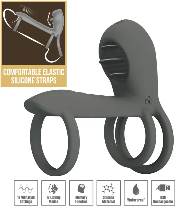 Master Ring Vibrating Cock Ring Penisring med vibrator