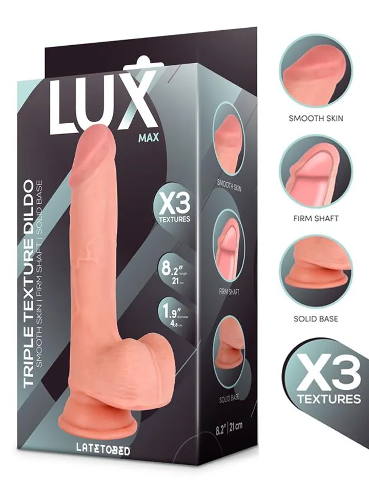 Max Triple Density Dildo 21 cm Realistisk dildo