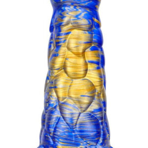 Metallic Fantasy Dildo Cyrix Blue/Gold 18,5 cm