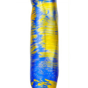Metallic Fantasy Dildo Marbex Blue/Gold 19 cm