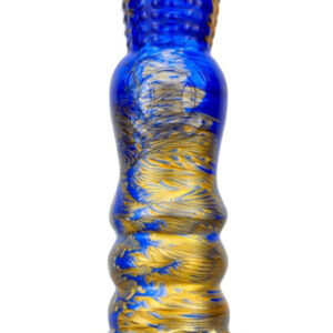 Metallic Fantasy Dildo Peern Blue/Gold 19,5 cm