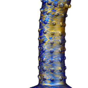 Metallic Fantasy Dildo Saperli Blue/Gold 19 cm
