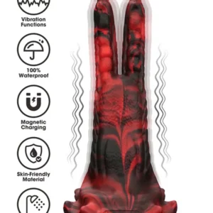 Monster Savage Double Claw Vibrating Dildo