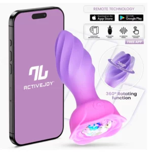Moxy Butt Plug With 360 Rotation & App Analplugg med vibrator