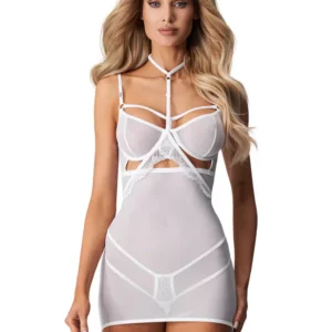 Obsessive Arrowel Chemise White S/M Chemise & Babydoll