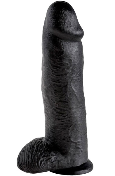 Pipedream King Cock With Balls Black 30,5 cm