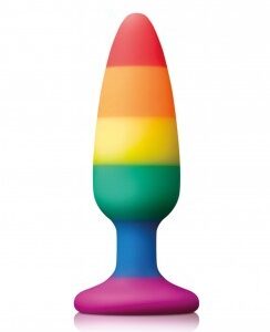 Pleasure Plug Rainbow Medium