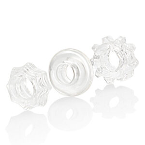 REVERSIBLE RING SET CLEAR