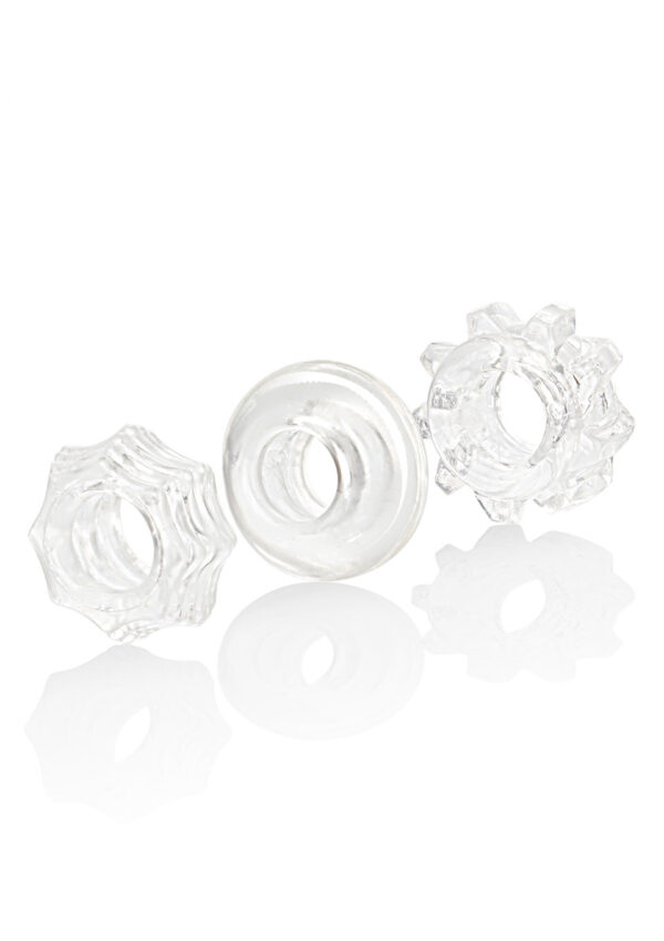 REVERSIBLE RING SET CLEAR
