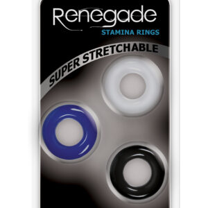 Renegade Stamina Rings - 3olika -penisringar
