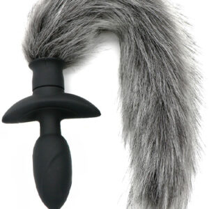 Rotating Plug With Grey Fur