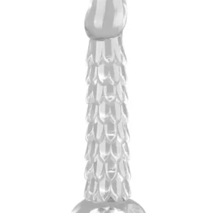 Scales Mush Transparent Dildo 23 cm