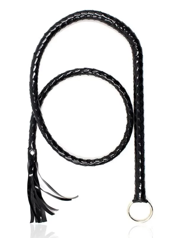 Shiny Black Long Whip 138 cm Piska