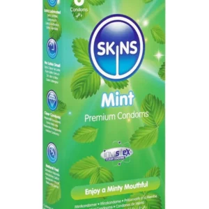 Skins Mint Condoms 8-pack Smaksatta kondomer