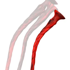 Torthy Dildo Black/Red 40 cm Extra lång analdildo