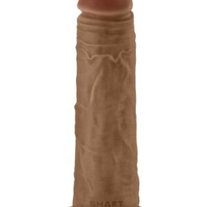 Shaft Liquid Silicone Dildo Model J 5,5 Inch, Oak