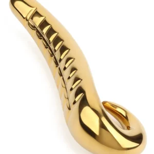 Devil's Tongue Dildo Gold 18 cm