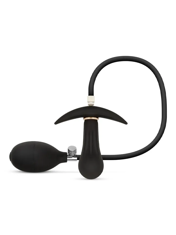 Inflatable Butt Plug With Pump 8 cm Uppblåsbar analplugg