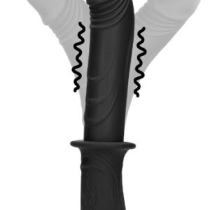 Ouch! Handheld Silicone Vibrating Flexible Dildo