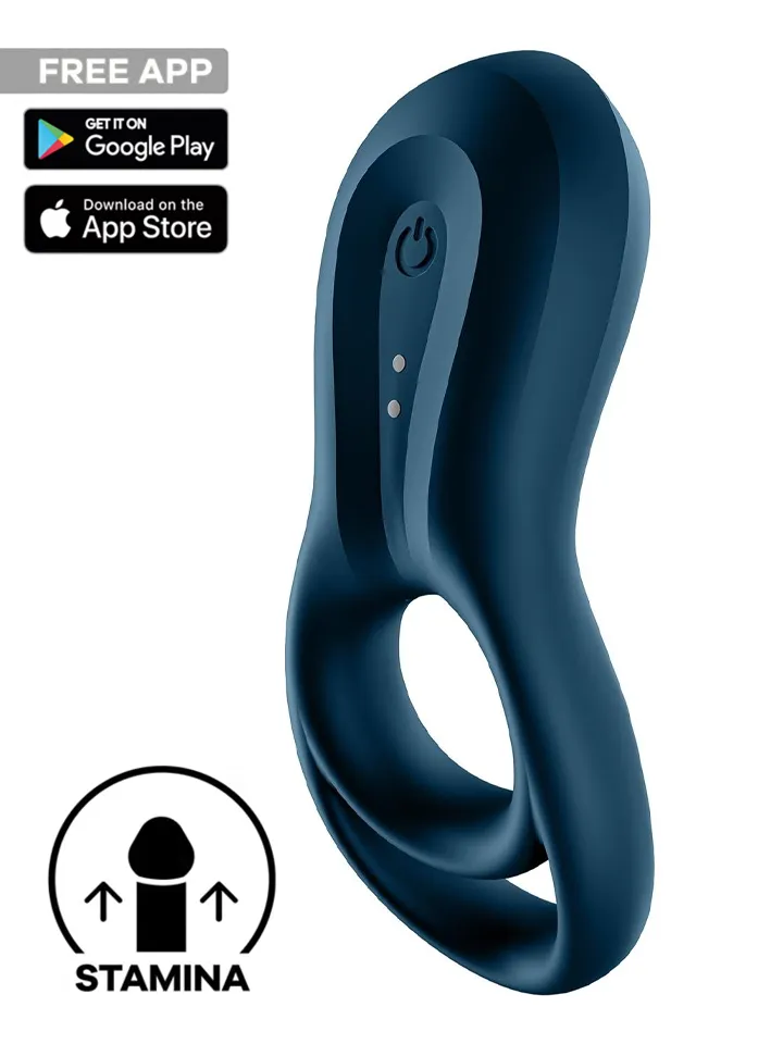 Satisfyer Epic Duo Connect App Penisring med vibrator