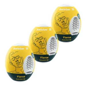 Satisfyer Masturbator Egg Fierce 3-pack Runkägg