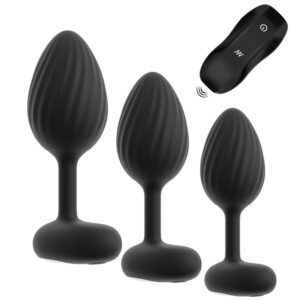 Anos - RC Butt Plug Set With Vibration