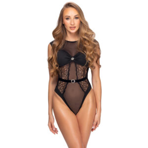 Cottelli Lingerie - Body Rhinestones - Black - S/M