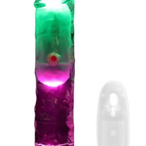 Realrock LED Vibrating Straight Cock 15 cm