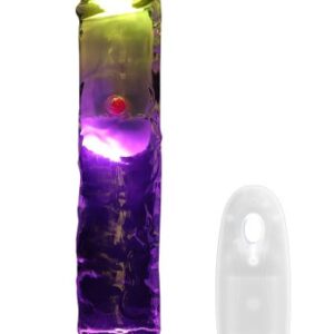 Realrock LED Vibrating Straight Cock 18 cm