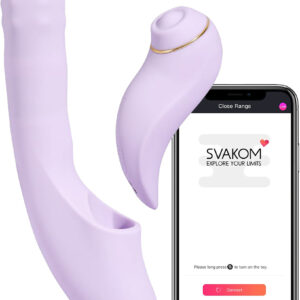 Svakom: DuoGlow, Thrusting Beaded Vibrator + Pulsating Stimulator