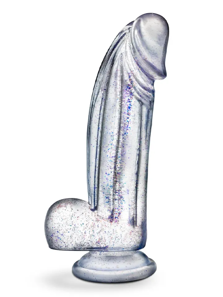Bling Sparkling Clear Dildo 19 cm