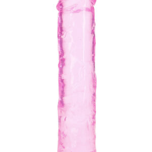RealRock: Crystal Clear Straight Realistic Dildo, 20 cm, rosa