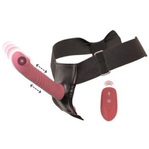 Strap-On Set, Harness with Thrusting Vibrator